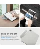 Spigen Air Skin Folio OneTap iPad Pro 13 (2024) Hoes Book Case 2 in 1 Grijs