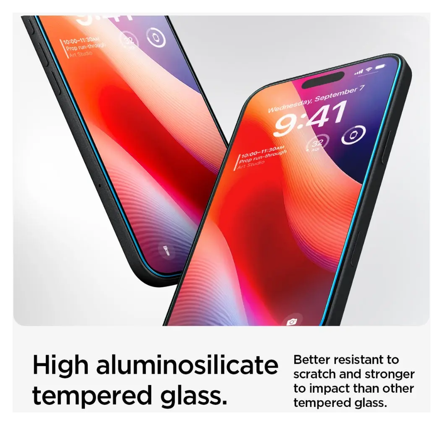 Spigen Glas tR Slim HD Apple iPhone 16 Screen Protector afbeelding 4