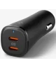 Spigen ArcStation Essential 50W Auto Lader 2X USB-C Power Delivery (PD) Zwart