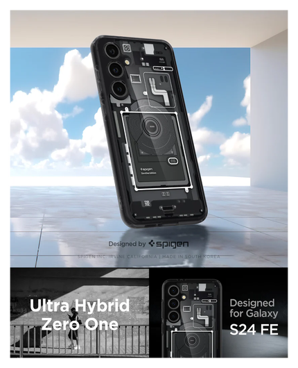Spigen Ultra Hybrid Samsung Galaxy S24 FE Hoesje Back Cover Zero One afbeelding 9
