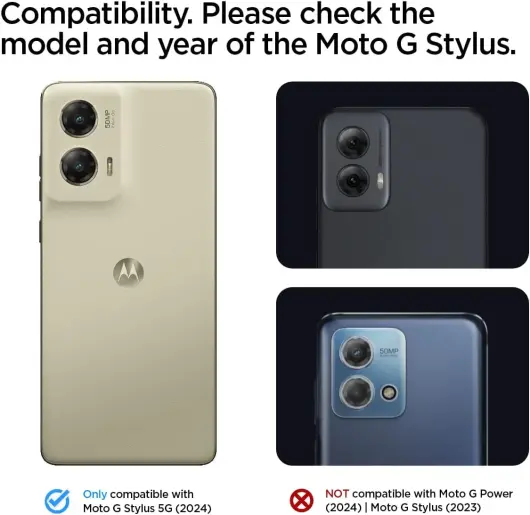 Spigen Liquid Air Motorola Moto G Stylus 5G (2024) Hoesje Back Cover Matte Zwart afbeelding 2