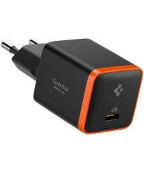 Spigen ArcStation Essential USB-C Oplader 30W Quick Charge Zwart