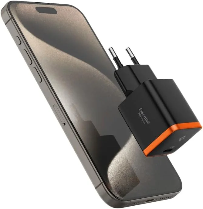 Spigen ArcStation Essential USB-C Oplader 30W Quick Charge Zwart afbeelding 1