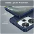Xiaomi Poco F6 Hoesje Geborsteld TPU Flexibele Back Cover Blauw afbeelding 7