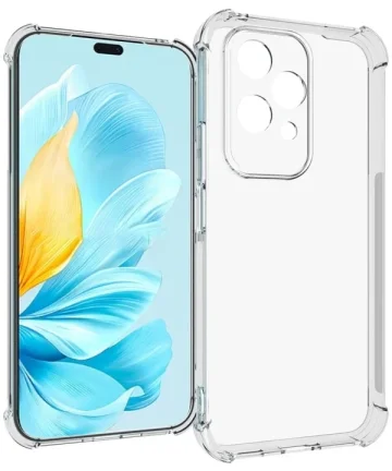 Honor 200 Lite Hoesje Schokbestendig en Dun TPU Back Cover Transparant Hoesjes