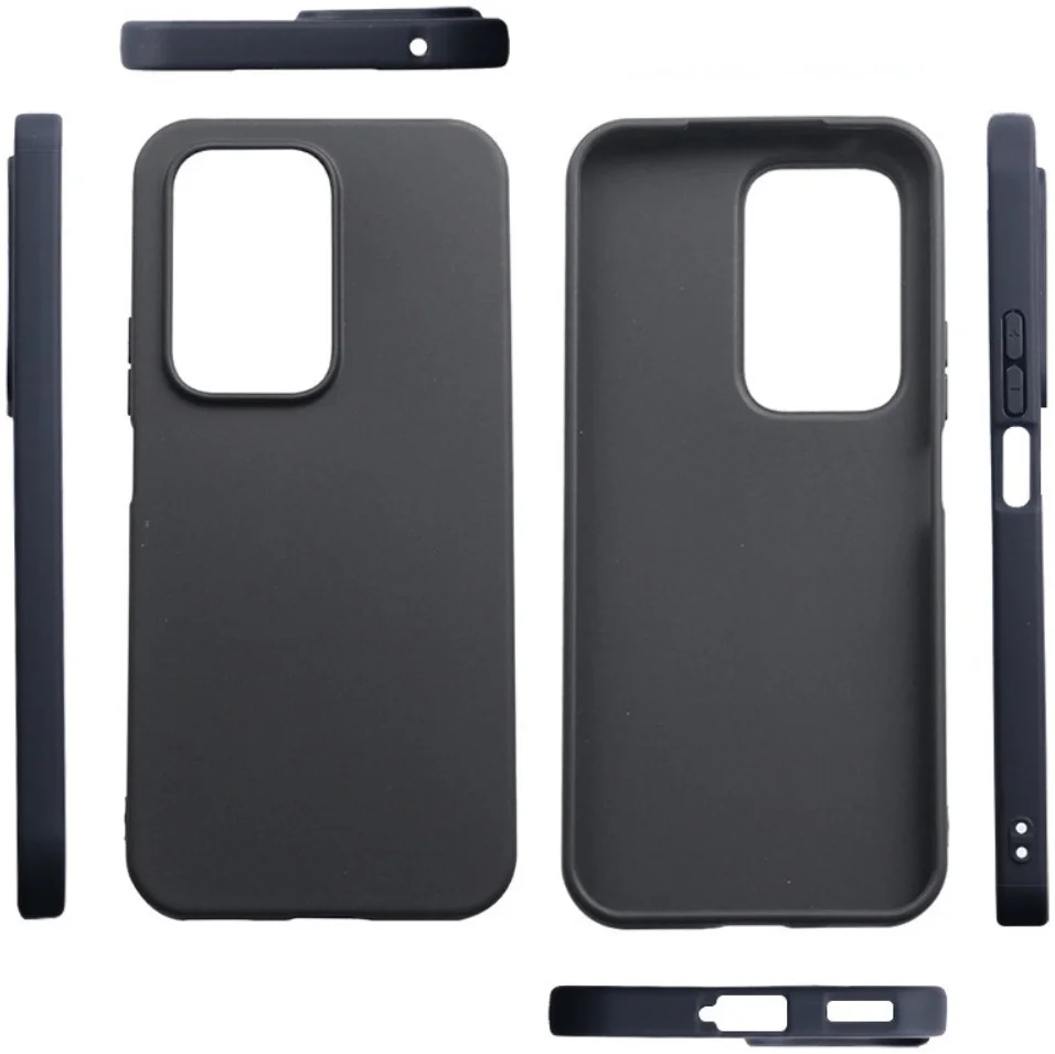 Honor 200 Lite Hoesje Dun TPU Back Cover Matte Zwart afbeelding 8