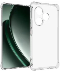 Realme GT6 Hoesje Schokbestendig en Dun TPU Back Cover Transparant