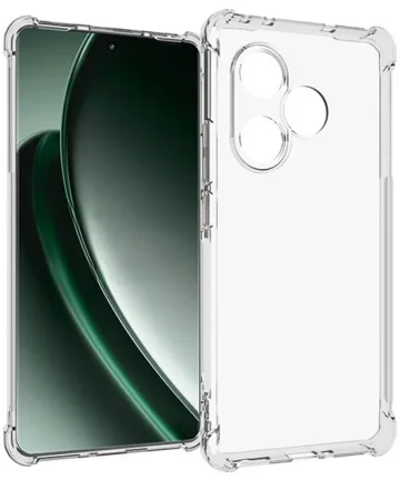 Realme GT6 Hoesje Schokbestendig en Dun TPU Back Cover Transparant Hoesjes