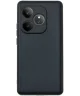 Realme GT6 Hoesje Dun TPU Back Cover Matte Zwart