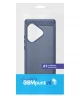 Realme GT 6 Hoesje Geborsteld TPU Flexibele Back Cover Blauw