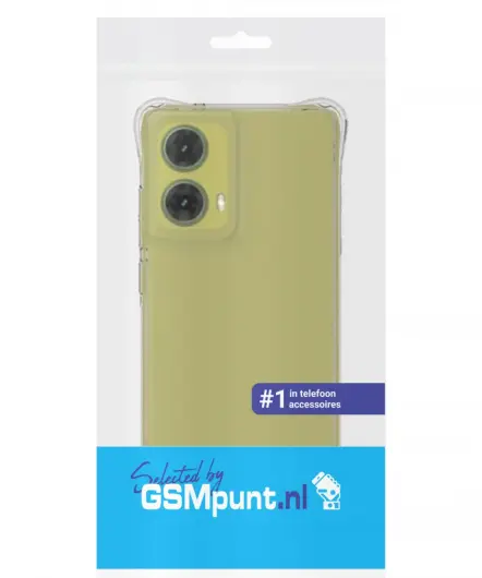 Motorola Moto G85 Hoesje Schokbestendig en Dun TPU Back Cover Transparant afbeelding 10