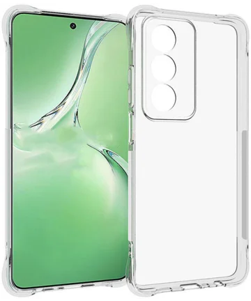 Oppo A80 Hoesje Schokbestendig en Dun TPU Back Cover Transparant Hoesjes