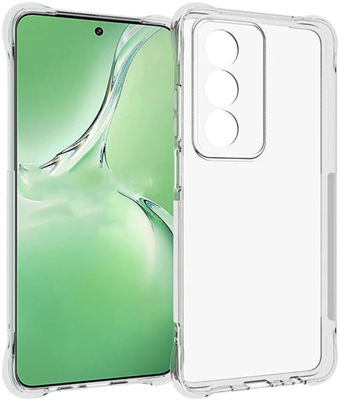 Oppo A80 Hoesje Schokbestendig en Dun TPU Back Cover Transparant afbeelding 1