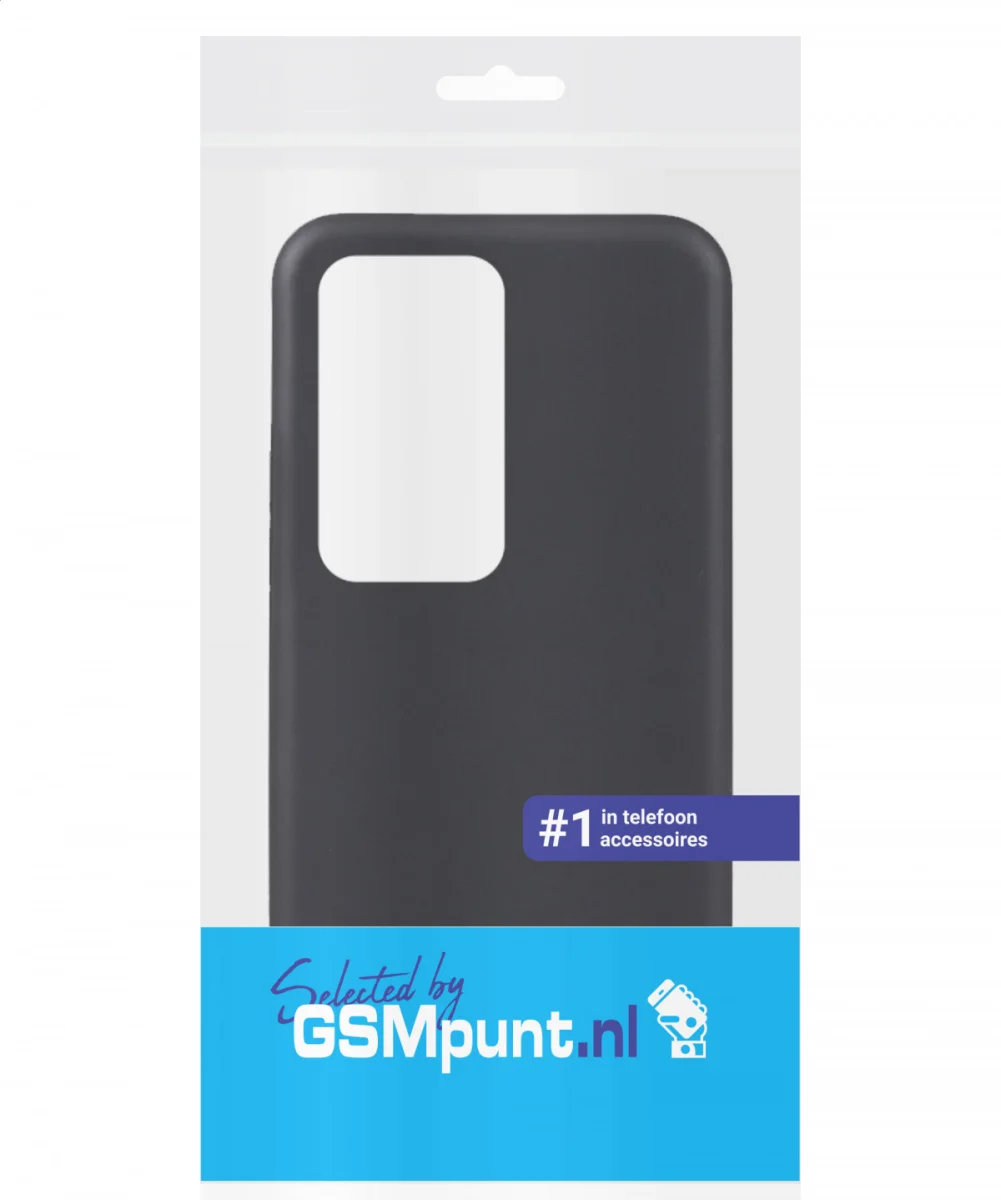 Oppo A80 Hoesje Dun TPU Back Cover Matte Zwart afbeelding 3