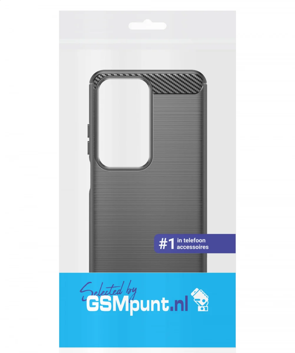 Oppo A80 Hoesje Geborsteld TPU Flexibele Back Cover Zwart afbeelding 9