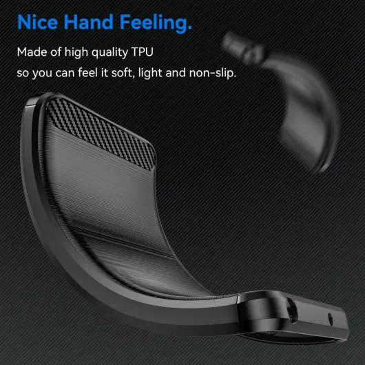 Oppo A80 Hoesje Geborsteld TPU Flexibele Back Cover Zwart afbeelding 5