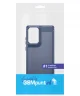 Motorola Moto Edge 50 Hoesje Geborsteld TPU Flexibele Back Cover Blauw