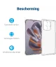 Motorola Moto Edge 50 Neo Hoesje Schokbestendig Dun TPU Back Cover Transparant