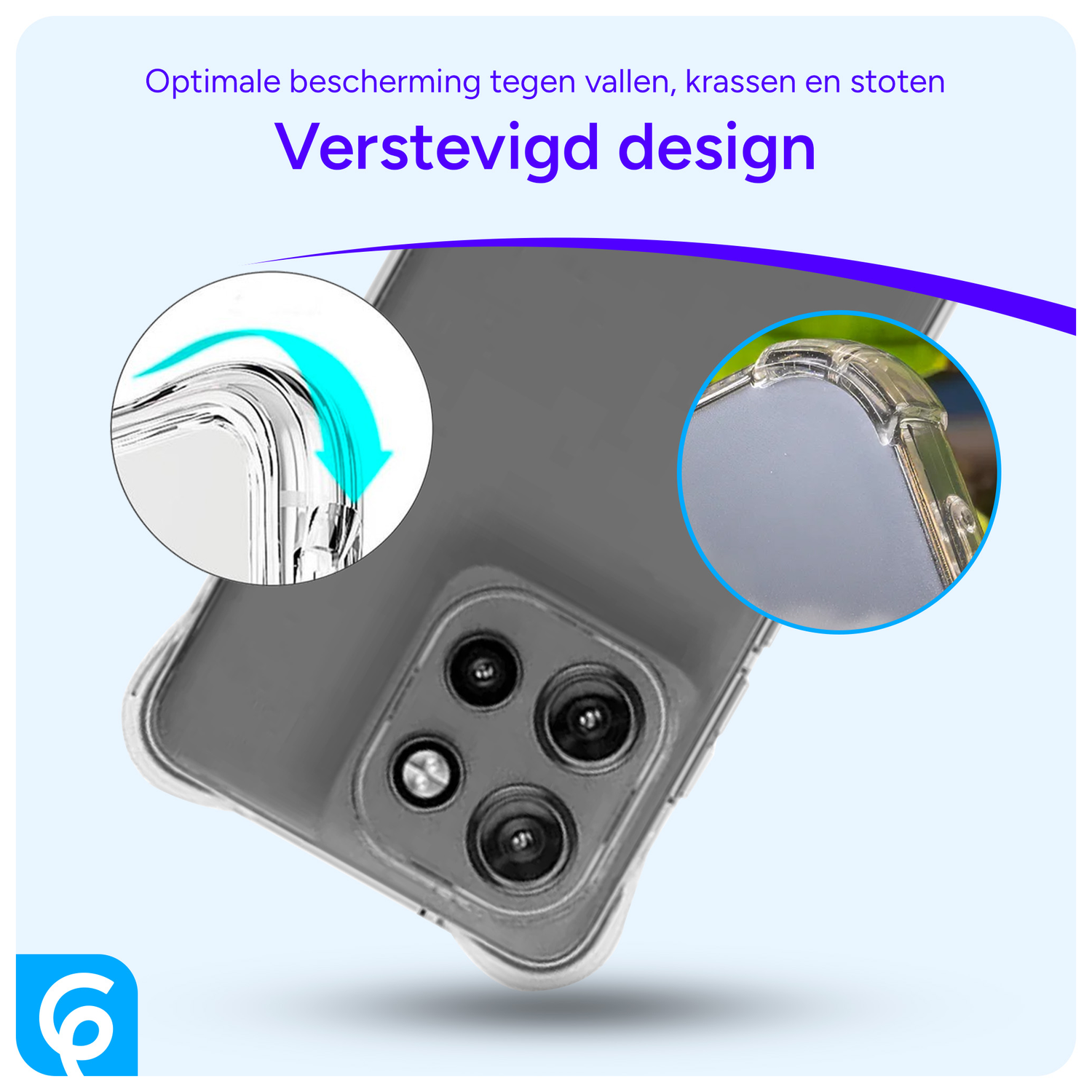 Motorola Moto Edge 50 Neo Hoesje Schokbestendig Dun TPU Back Cover Transparant afbeelding 5