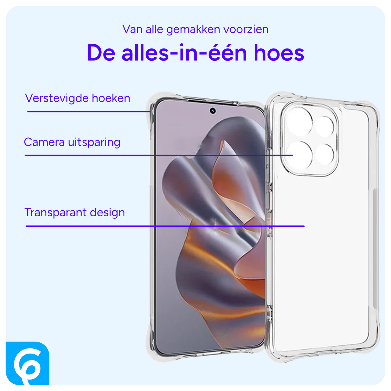 Motorola Moto Edge 50 Neo Hoesje Schokbestendig Dun TPU Back Cover Transparant afbeelding 2