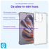 Motorola Moto Edge 50 Neo Hoesje Schokbestendig Dun TPU Back Cover Transparant afbeelding 2