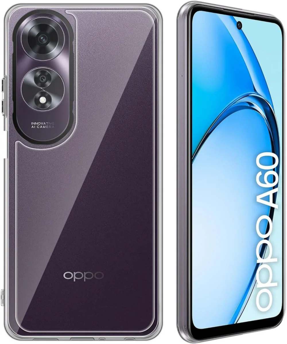 Oppo A60 4G Hoesje Dun TPU Back Cover Transparant afbeelding 3