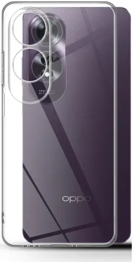 Oppo A60 4G Hoesje Dun TPU Back Cover Transparant afbeelding 1