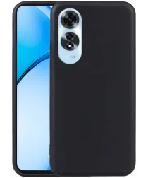 Oppo A60 Hoesje Dun TPU Back Cover Matte Zwart