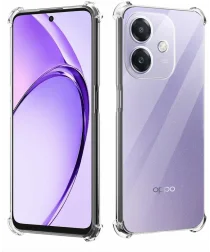 Oppo A40 Hoesje Schokbestendig en Dun TPU Back Cover Transparant