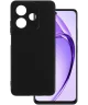 Oppo A60 5G / A40 / A40m Hoesje Dun TPU Back Cover Matte Zwart