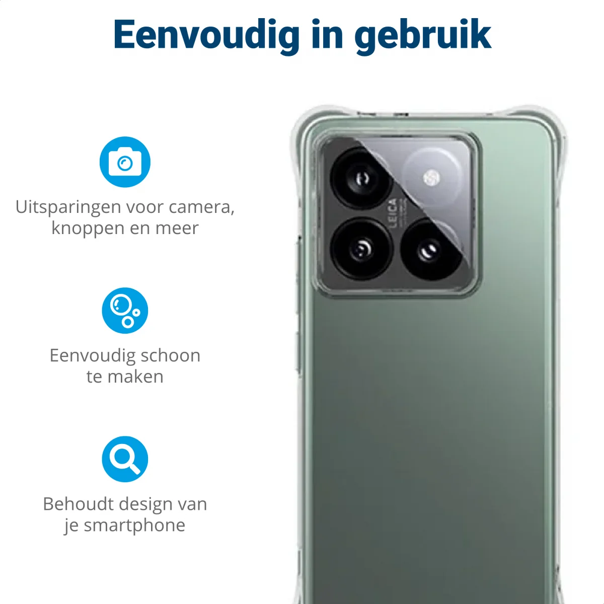 Xiaomi 14T Hoesje Schokbestendig en Dun TPU Back Cover Transparant afbeelding 6
