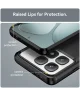 Xiaomi 14T Pro Hoesje Geborsteld TPU Flexibele Back Cover Zwart