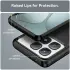 Xiaomi 14T Pro Hoesje Geborsteld TPU Flexibele Back Cover Zwart afbeelding 8