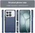Xiaomi 14T Pro Hoesje Geborsteld TPU Flexibele Back Cover Blauw afbeelding 4