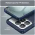 Xiaomi 14T Pro Hoesje Geborsteld TPU Flexibele Back Cover Blauw afbeelding 8