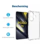 Xiaomi Poco F6 Hoesje Schokbestendig en Dun TPU Back Cover Transparant