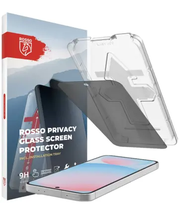 Rosso Samsung Galaxy S24 FE Privacy Glass met Installatietray Screen Protectors