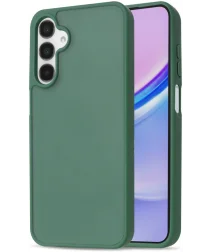 Samsung Galaxy A15 Hoesje Back Cover Matte Groen