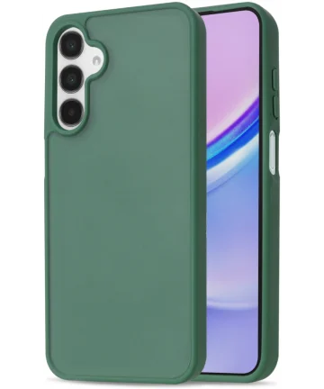 Samsung Galaxy A15 Hoesje Back Cover Matte Groen Hoesjes