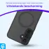 Samsung Galaxy A55 Hoesje MagSafe Back Cover Matte Zwart afbeelding 2
