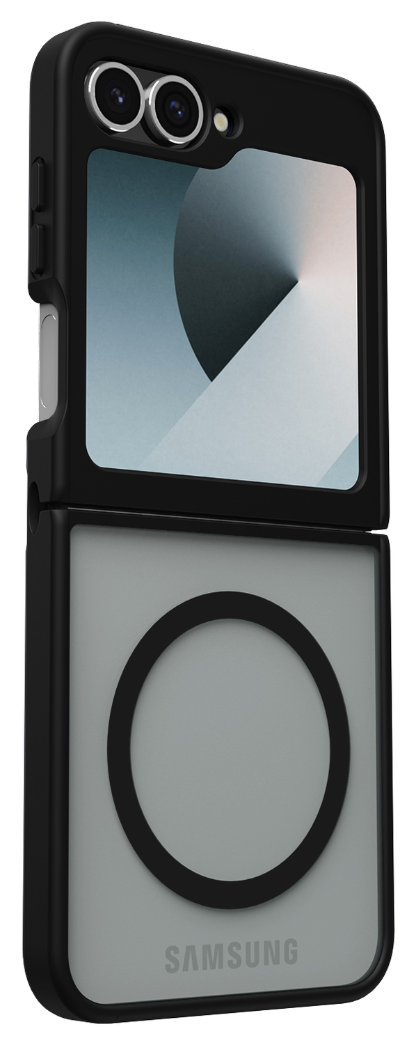 Samsung Galaxy Z Flip 7 FE / 6 Hoesje met MagSafe Back Cover Matte Zwart afbeelding 9