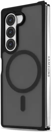 Samsung Galaxy Z Fold 6 Hoesje met MagSafe Back Cover Matte Zwart afbeelding 10