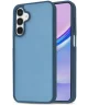 Samsung Galaxy A15 Hoesje Back Cover Matte Blauw