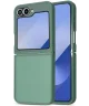 Samsung Galaxy Z Flip 6 Hoesje Back Cover Matte Groen