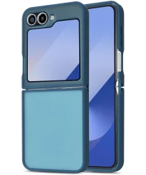 Samsung Galaxy Z Flip 6 Hoesje Back Cover Matte Blauw