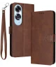 Oppo A60 Hoesje Wallet Book Case Kunstleer Bruin