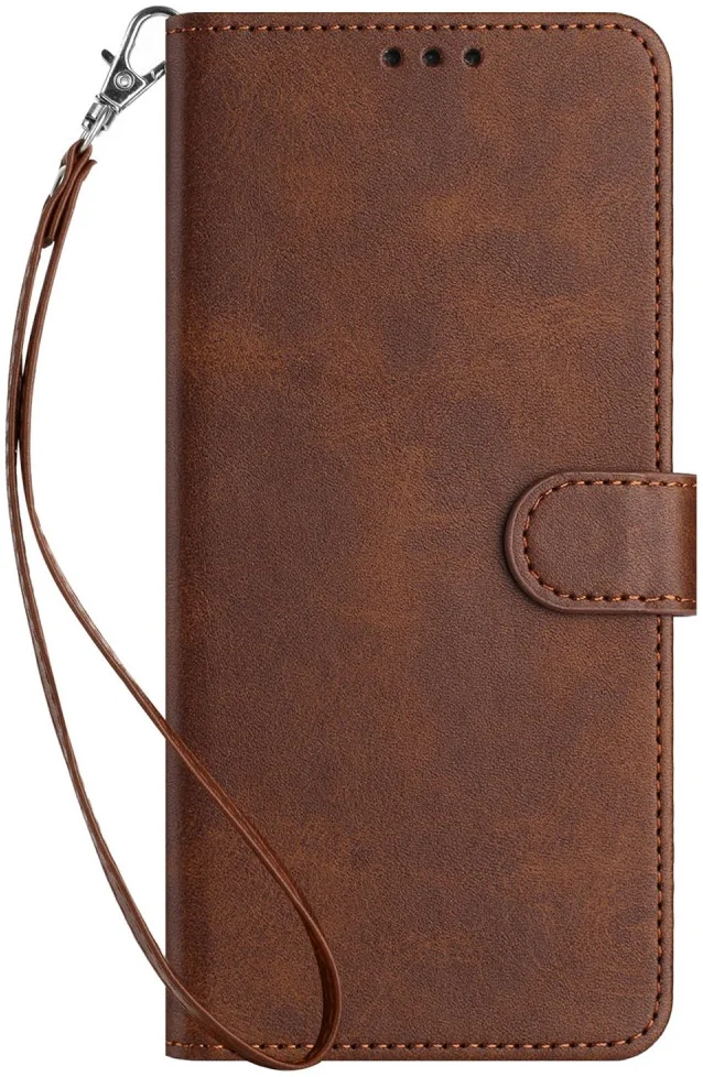 Oppo A60 4G Hoesje Wallet Book Case Kunstleer Bruin afbeelding 2