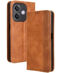 Oppo A40 / A40m Hoesje Wallet Book Case Kunstleer Bruin