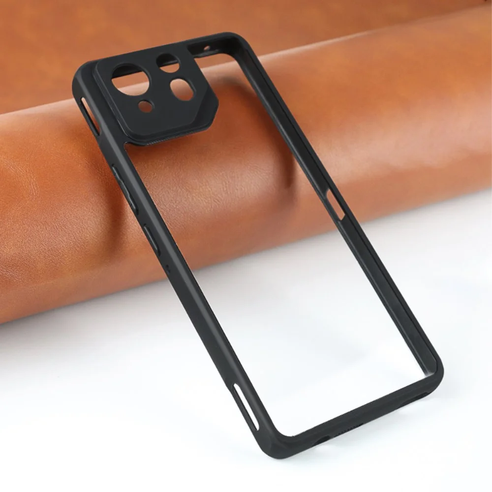 Asus ROG Phone 8 / 8 Pro Hoesje Schokbestendig Transparant Zwart afbeelding 9