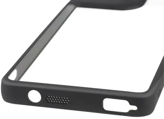 Asus ROG Phone 8 / 8 Pro Hoesje Schokbestendig Transparant Zwart afbeelding 7